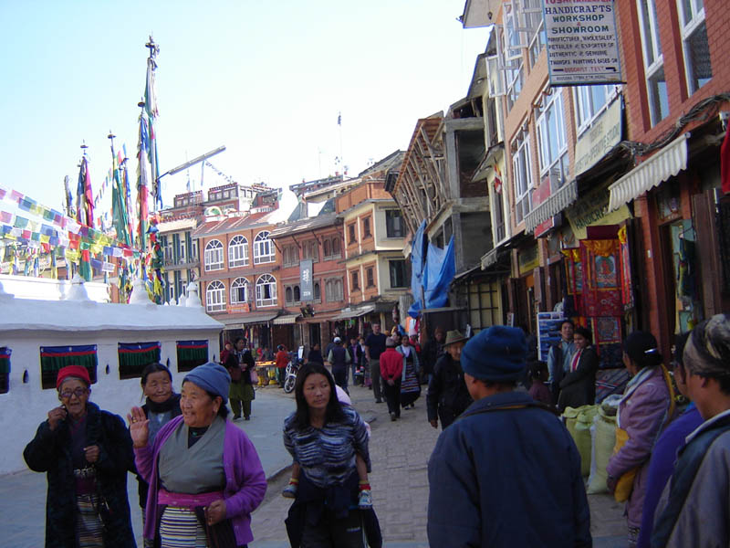 Nepal, Stupa di Bodhnath (Centro Tibetano).